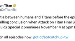 Attack on Titan Season 4 Part 3 Final Episode Release Date & Time