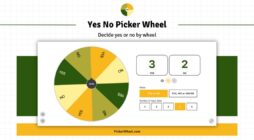 Yes No Picker Wheel - Spinner to Get Yes or No